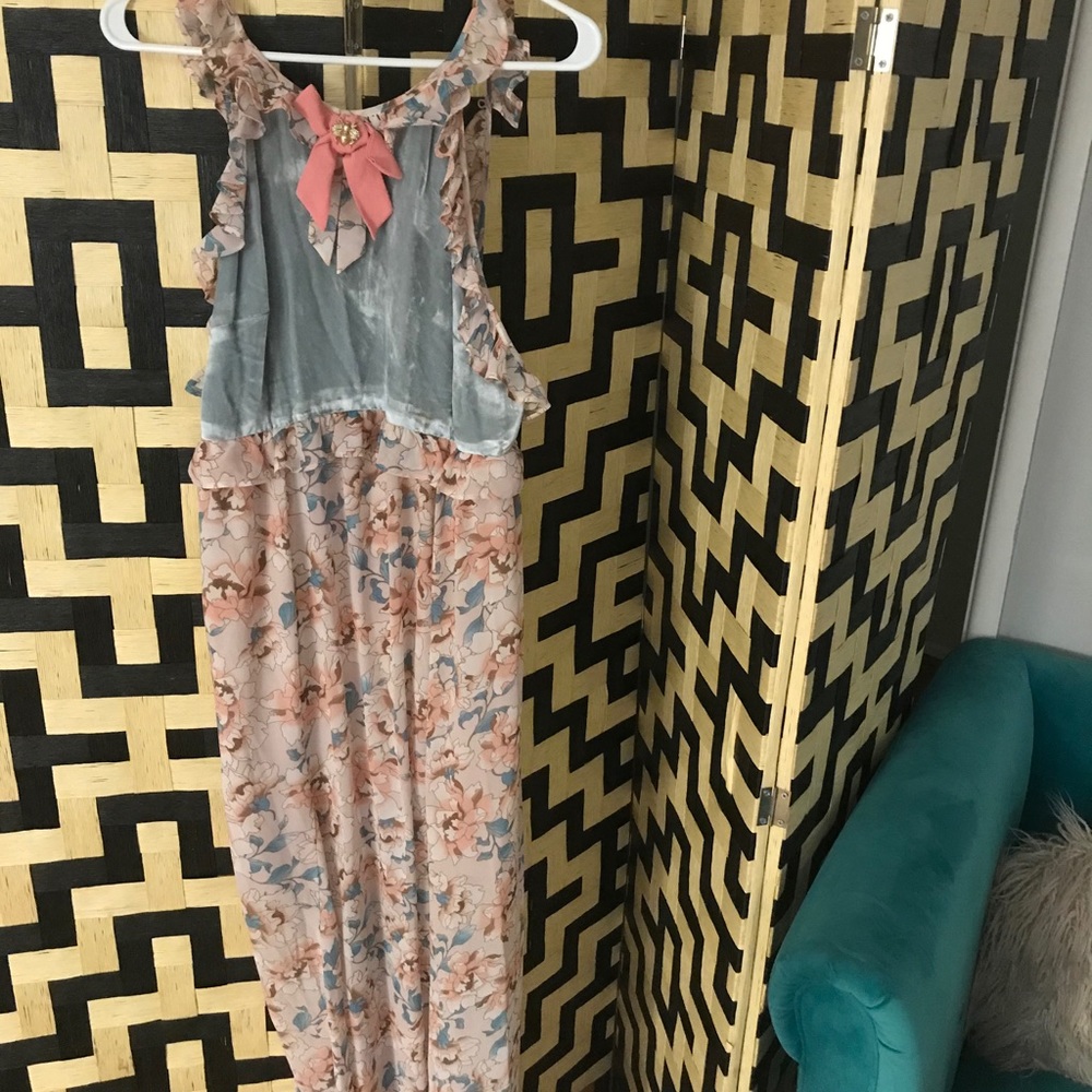 For love and lemons maxi blossom dress SZ S